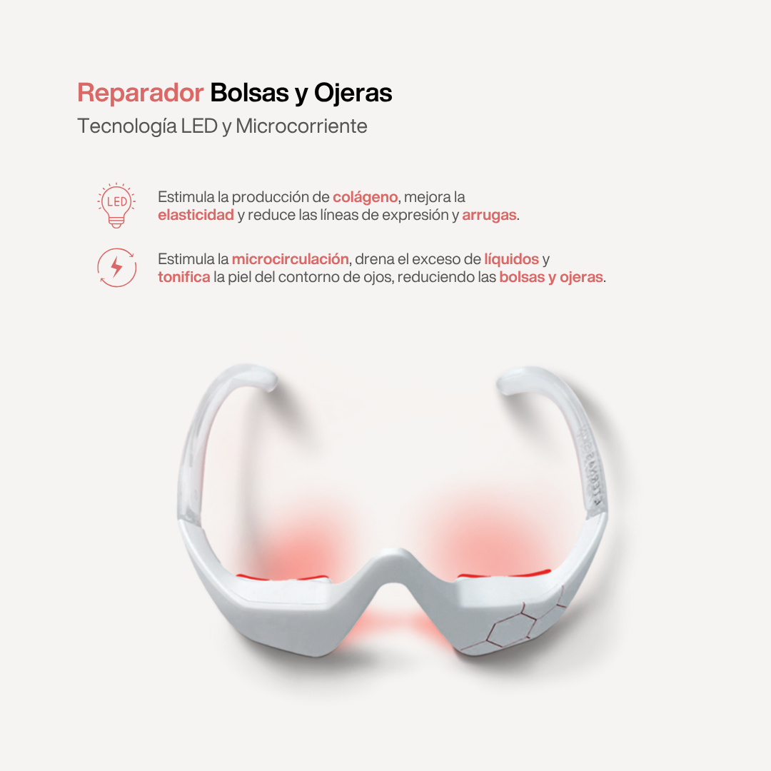 Reparador Bolsas y Ojeras con LED y Microcorriente