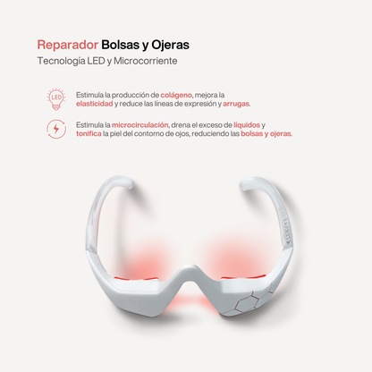 Reparador Bolsas y Ojeras con LED y Microcorriente